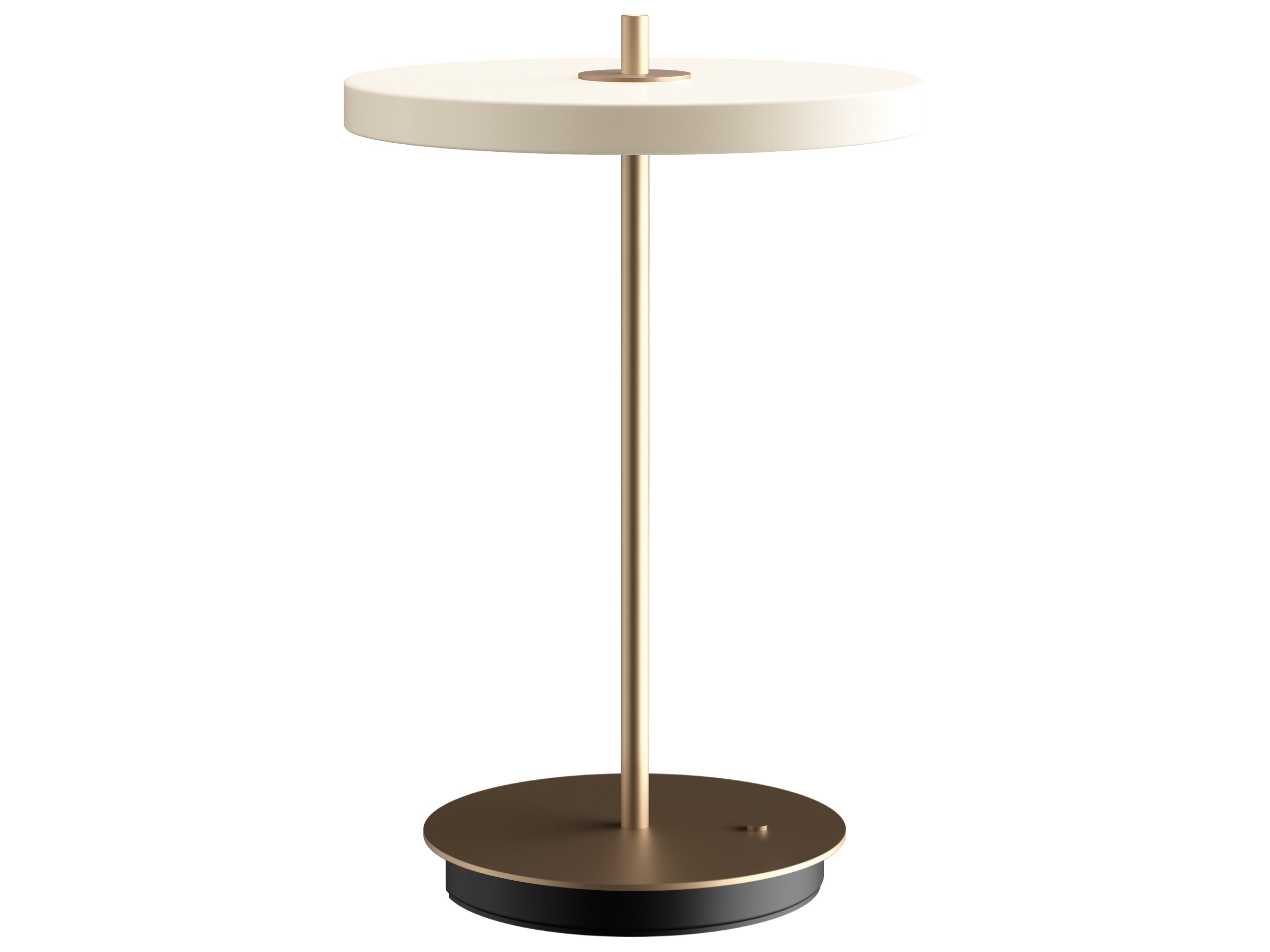 Asteria Move 12" Cream LED Rechargeable Table Lamp