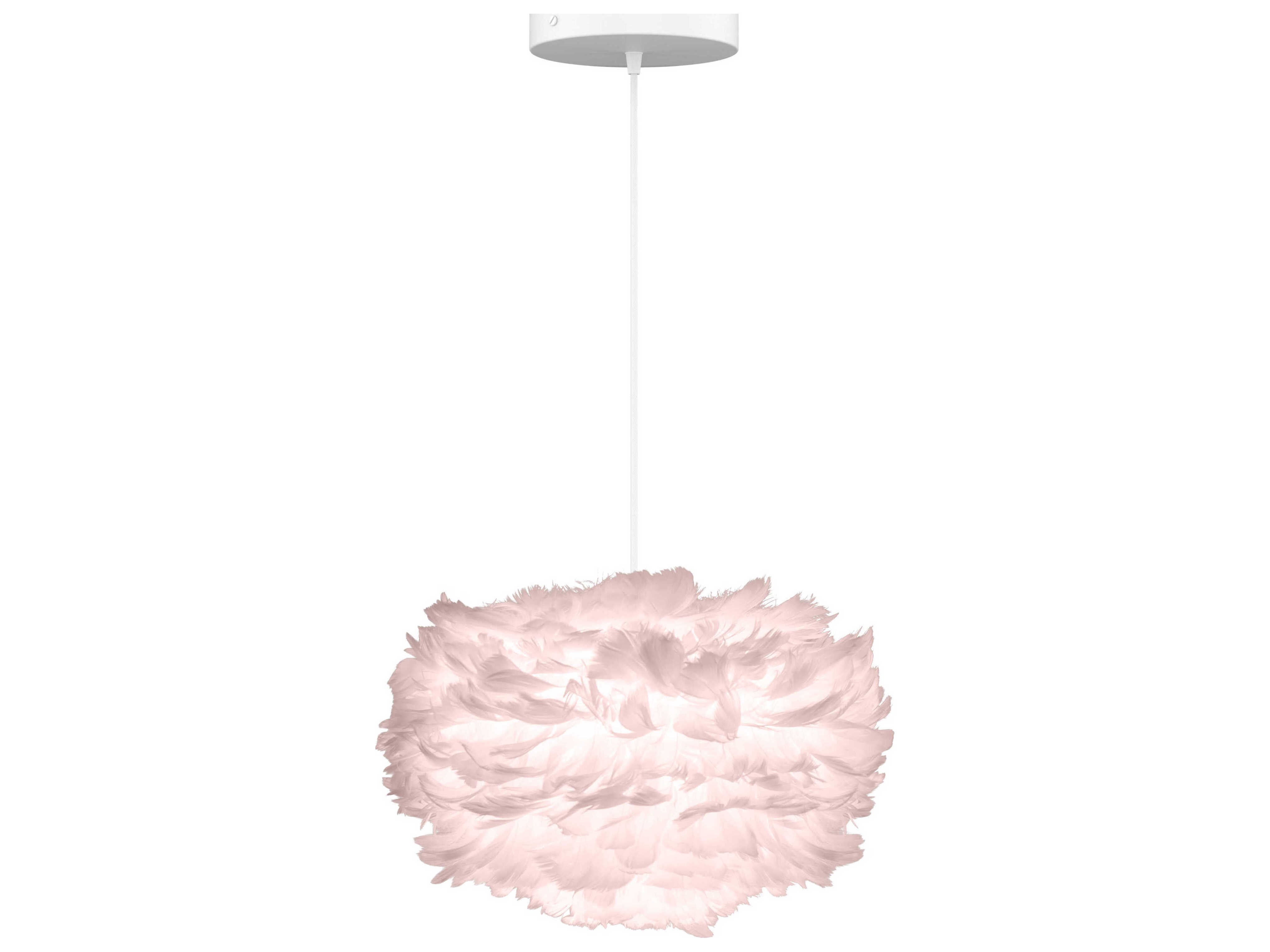 Eos Mini 1-Light Light Rose Pink Pendant