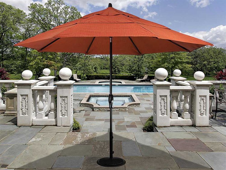 Treasure Garden Market Aluminum 11 Octagon Auto Tilt Crank Lift Treasure Garden Market Aluminum 11 Octagon Auto Tilt Crank Lift Umbrella Um812
