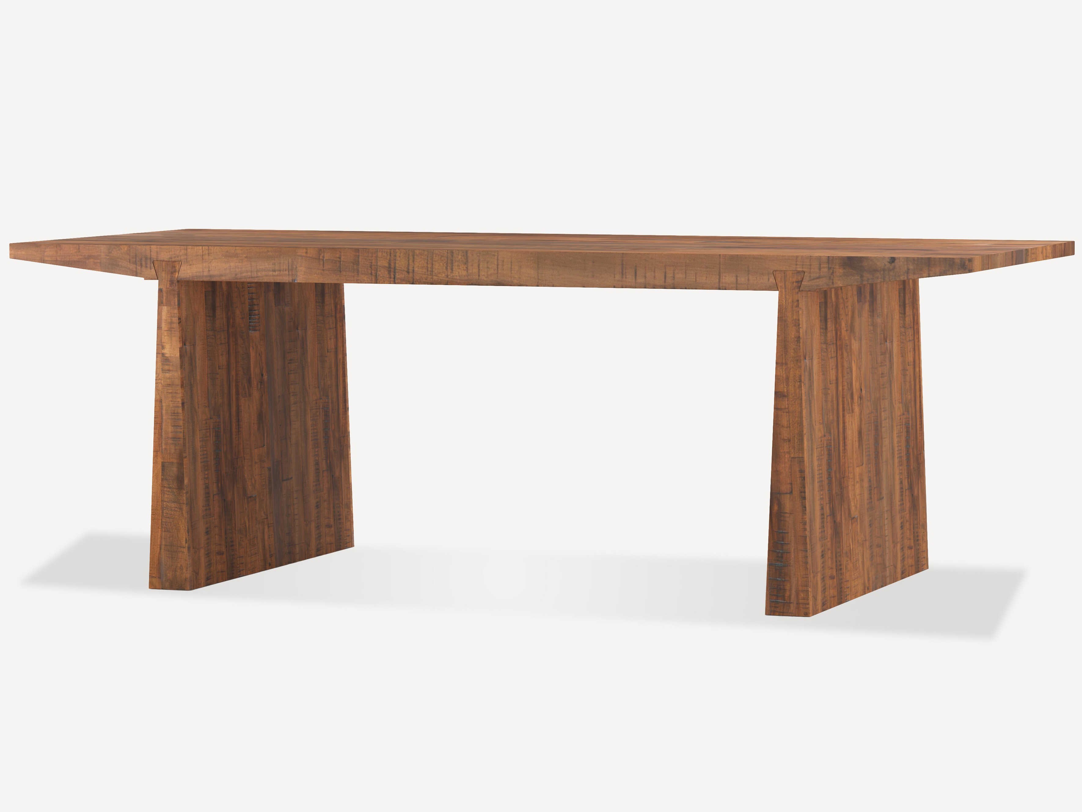 Union Home Keystone Rectangular Wood Light Walnut Dining Table