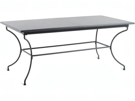 UnoPiu Toscana Wrought Iron Extendable Rectangular Dining Table