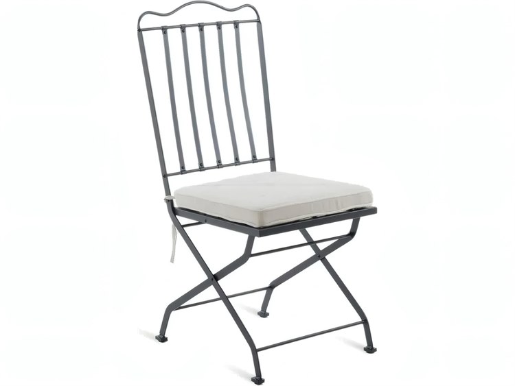 UnoPiu Toscana Wrought Iron Folding Side Chair