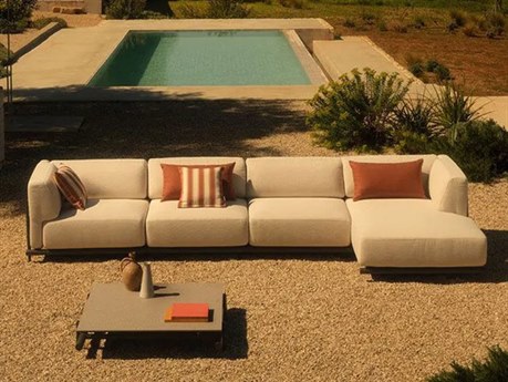 UnoPiu Davos Patio Sectional Lounge Set