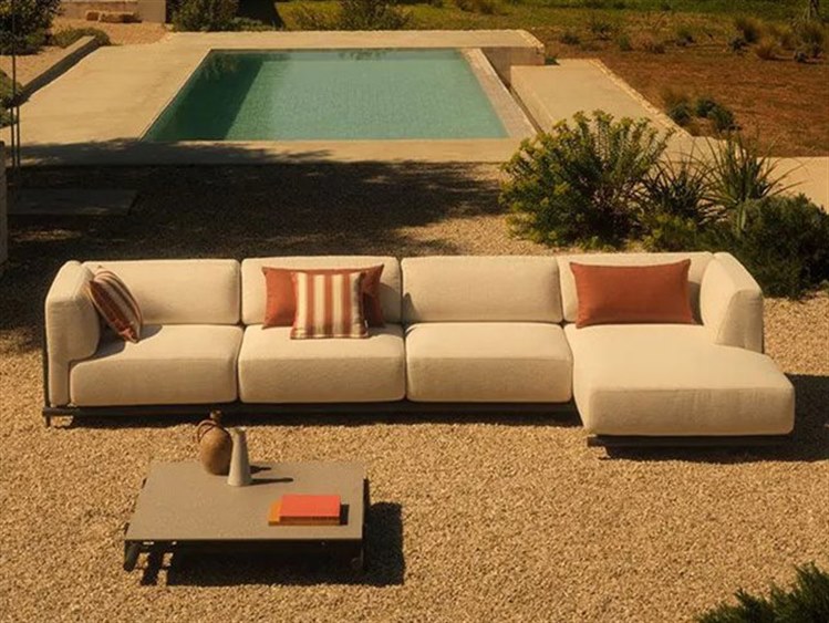 UnoPiu Davos Patio Sectional Lounge Set