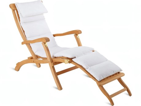 UnoPiu Titanic Teak Folding Chaise Lounge