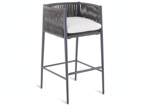 UnoPiu Luce Aluminum Rope Bar Stool