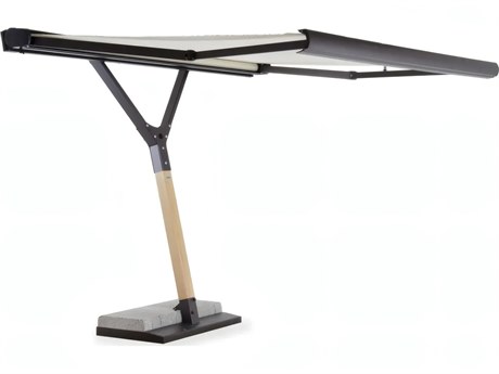 UnoPiu Salento Aluminum 11.8" x 98.43" Rectangular Manual Umbrella