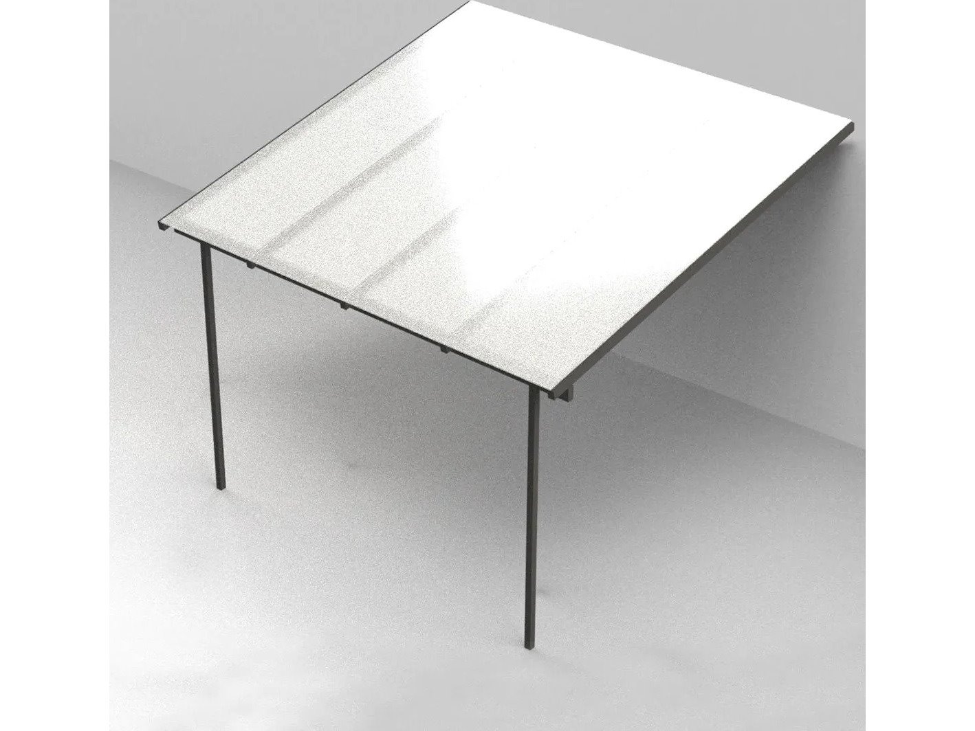 Unopiu Meridienne freestanding with polycarbonate 407x305