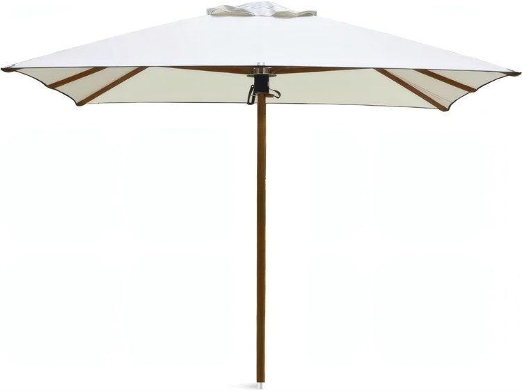UnoPiu Damian Wood 118.11" Square Umbrella
