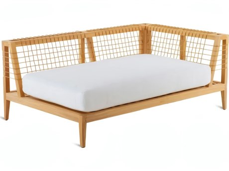 UnoPiu Synthesis Teak Left Corner Module