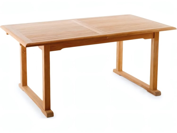 UnoPiu Chelsea Teak Rectangular Extendable Dining Table