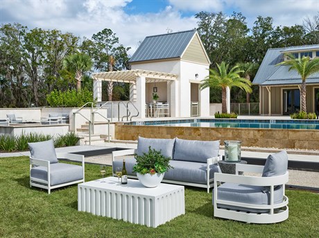 Coastal Living Outdoor Edisto Aluminum Cushion Lounge Set