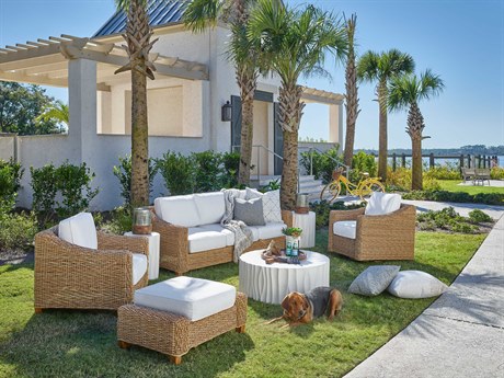 Coastal Living Outdoor Geneva Wicker Cushion Lounge Set