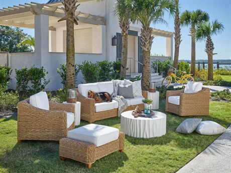 Coastal Living Outdoor Laconia Wicker Cushion Lounge Set