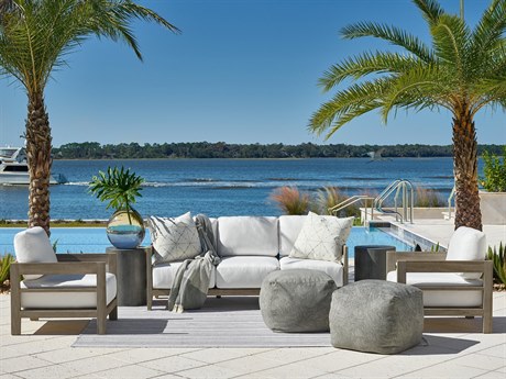 Coastal Living Outdoor Lajolla Teak Cushion Lounge Set