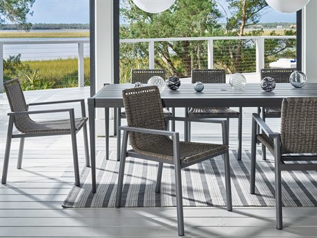 Coastal Living Outdoor Panama Aluminum Dining Set