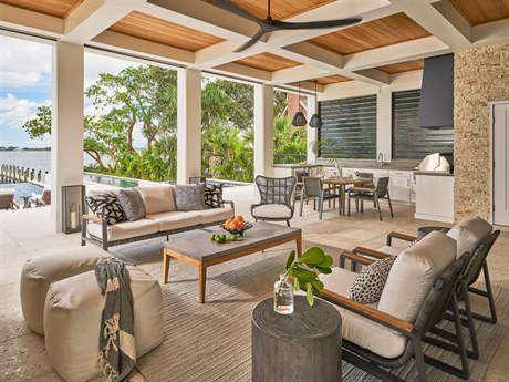 Coastal Living Outdoor Sanclemente Teak Cushion Lounge Set