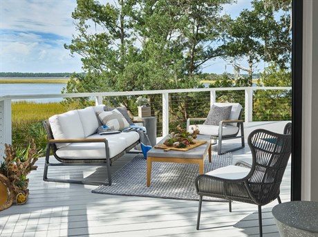 Coastal Living Outdoor Sanclemente Teak Cushion Lounge Set