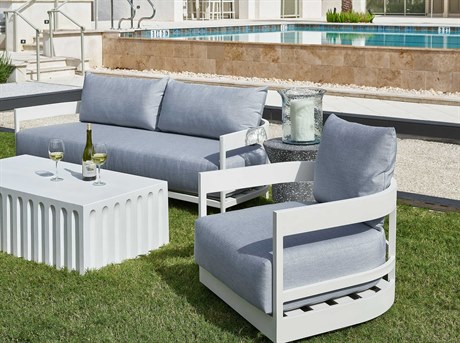 Coastal Living Outdoor Southbeach Aluminum Cushion Lounge Set