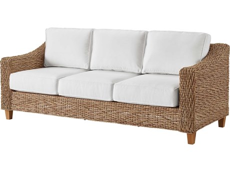 Coastal Living Outdoor Laconia Bird Nest Wicker Cushion Sofa