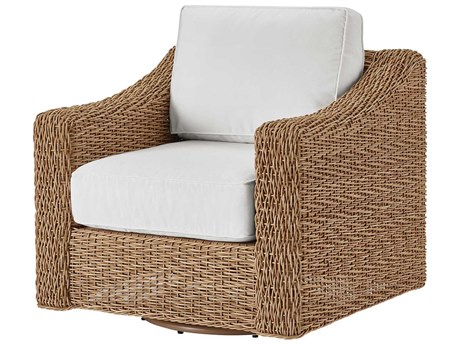 Coastal Living Outdoor Laconia Bird Nest Wicker Cushion Lounge Chair