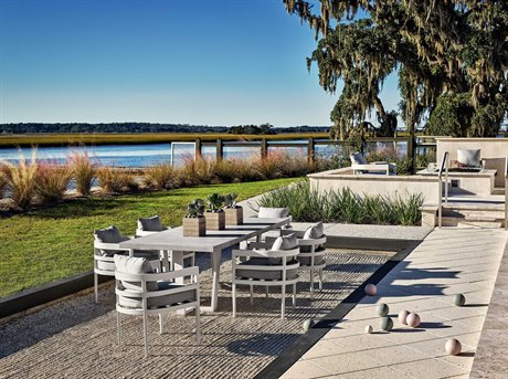 Coastal Living Outdoor Quick Ship South Beach Casual Patio Dining Set