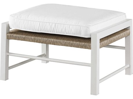Coastal Living Outdoor Custom Tybee Aluminum Wicker Ottoman