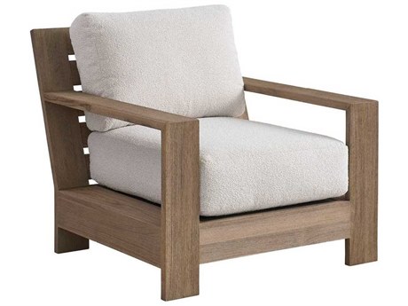 Coastal Living Outdoor Saratoga Wood Cushion Lounge Chair