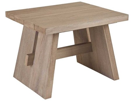 Coastal Living Outdoor Saratoga Wood Rectangular End Table