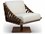 Urbia Modern Brazilian Girona Swivel 28" Beige Fabric Accent Chair  URBBMJ7160706