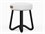 Urbia Modern Brazilian Loop Noodles Natural Nozes Caramel Brown Upholstered Accent Stool  URBBMJ7186808