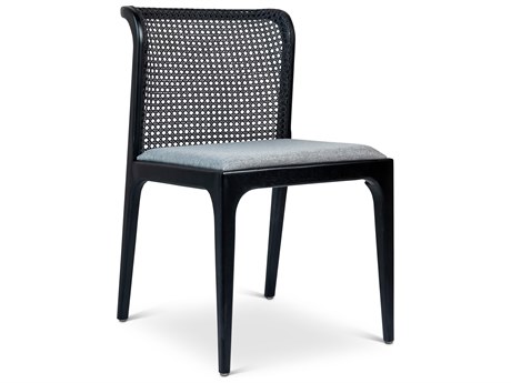 Urbia Modern Brazilian Eloa Black Upholstered Armless Dining Chair