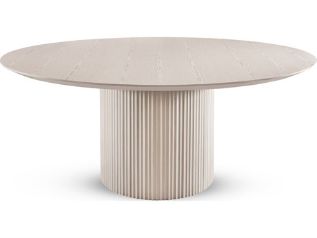 Urbia Modern Brazilian Atenas Round Dining Table Nevoa Frame