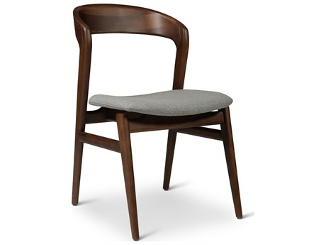 Urbia Modern Brazilian Velma Essence Grey Nogal Side Chair