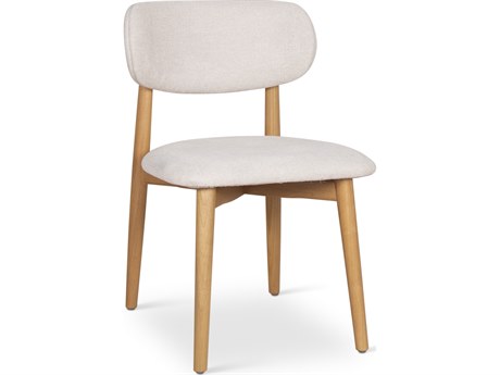 Urbia Modern Brazilian Collection Natural Upholstered Armless Dining Chair