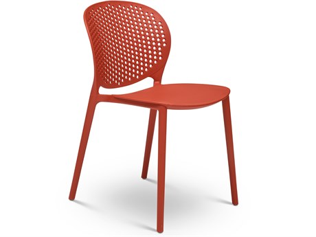 Urbia Metro Bailey Side Chair Set of 4 Dark Orange Seat