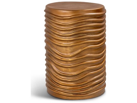 Urbia Elements Reid Vintage Copper Bronze Accent Stool