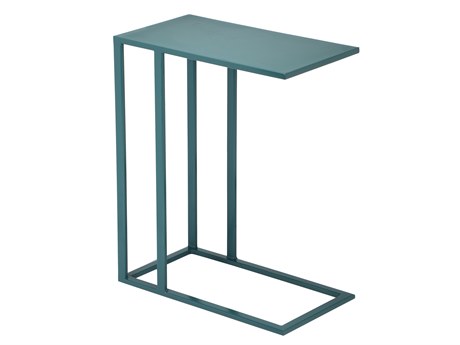 Urbia Elements Rectangular Metal Teal Tanu End Table