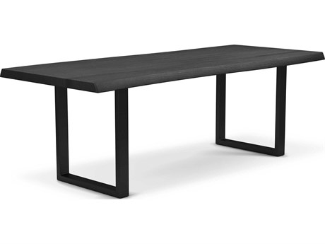 Urbia Brooks Rectangular Wood Ebonized Black Dining Table