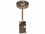 Urbia Relique Brass 8'' Wide Round Pedestal Table  URBIPJANISETDK03