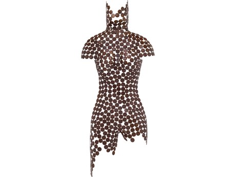 Urbia Naturals Faux Rust Female Torso 3D Wall Art