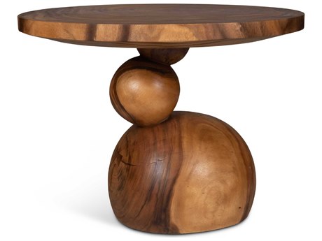 Urbia Naturals Naksu Round Wood Natural Dining Table