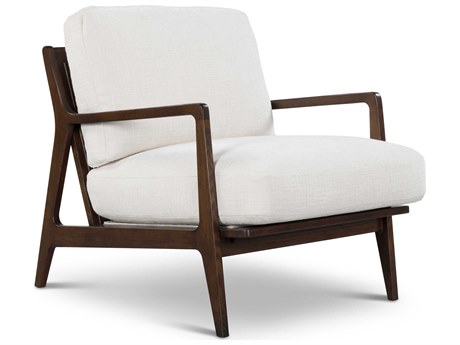 Urbia Carmelo Walnut Upholstered Accent Chair