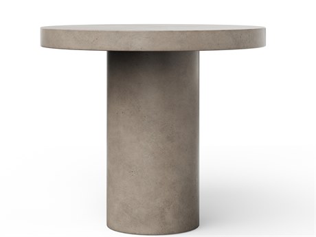 Urbia Mixx Circa Concrete Bar Height Dining Table Dia. Dark Grey