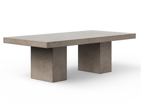 Urbia Mixx Elcor Rectangular Concrete Dark Grey Dining Table