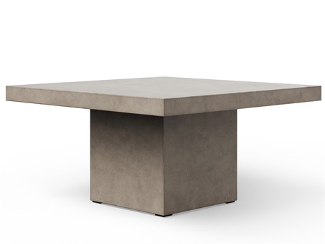 Urbia Mixx Una Square Concrete Dark Grey Dining Table