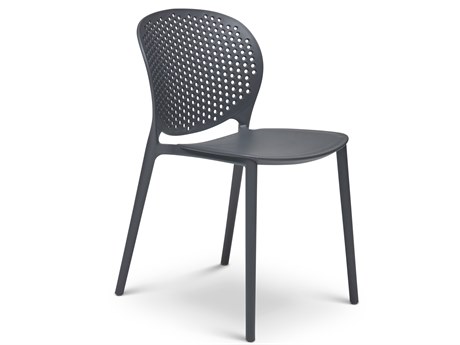 Urbia Outdoor Metro Black Grey Polypropylene Dining Chair