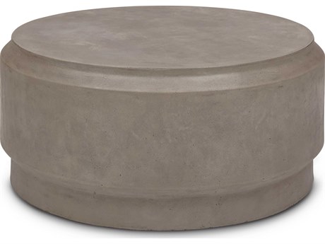 Urbia Outdoor Mixx Dark Grey Concrete Round Coffee Table