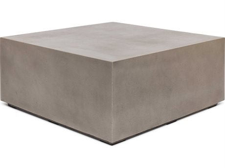 Urbia Outdoor Bloc Dark Grey Concrete Square Coffee Table