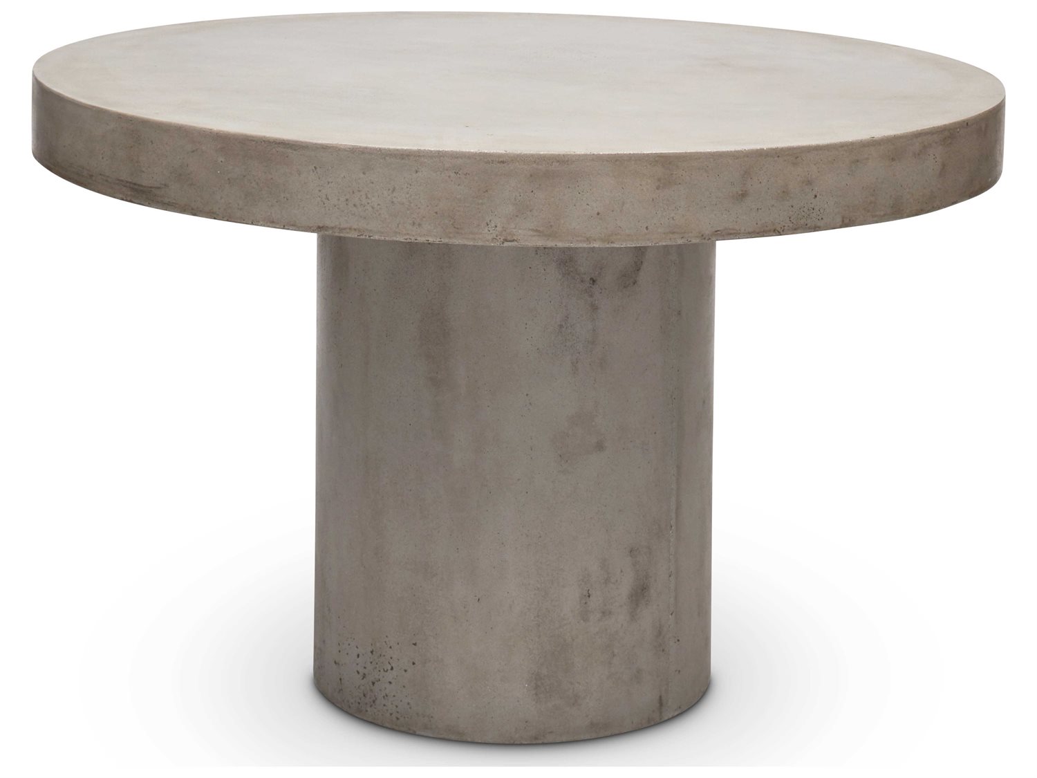 Urbia Outdoor Circa Dark Grey 47'' Wide Concrete Round Dining Table